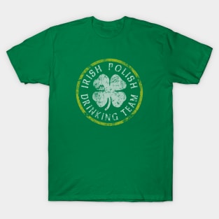 Irish Polish Drinking Team St Patrick's Day T-Shirt